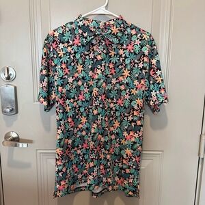 Chubbies The Bloomerang Performance Polo Floral Size Medium